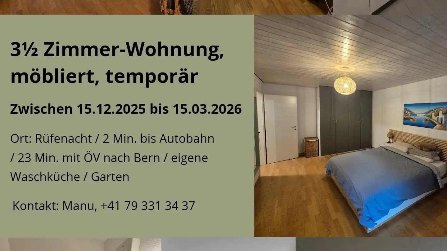 Apartment for rent - 3075 Rüfenacht BE