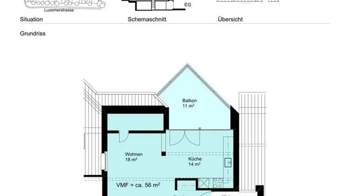 Attico in affitto - Eichrüti 3, 6333 Hünenberg See - Foto 3