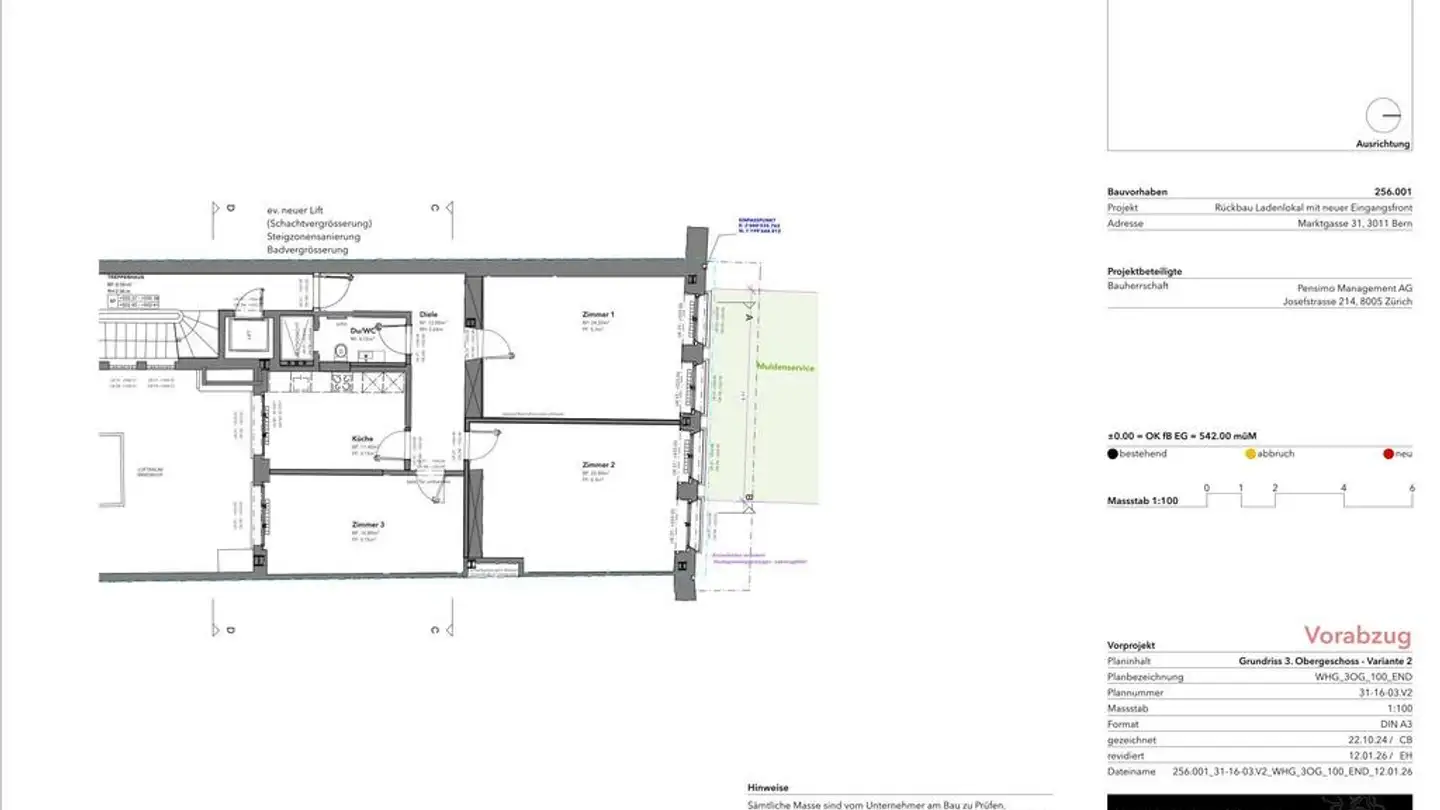 Medical practice for rent - Marktgasse 31, 3011 Bern - Photo 2