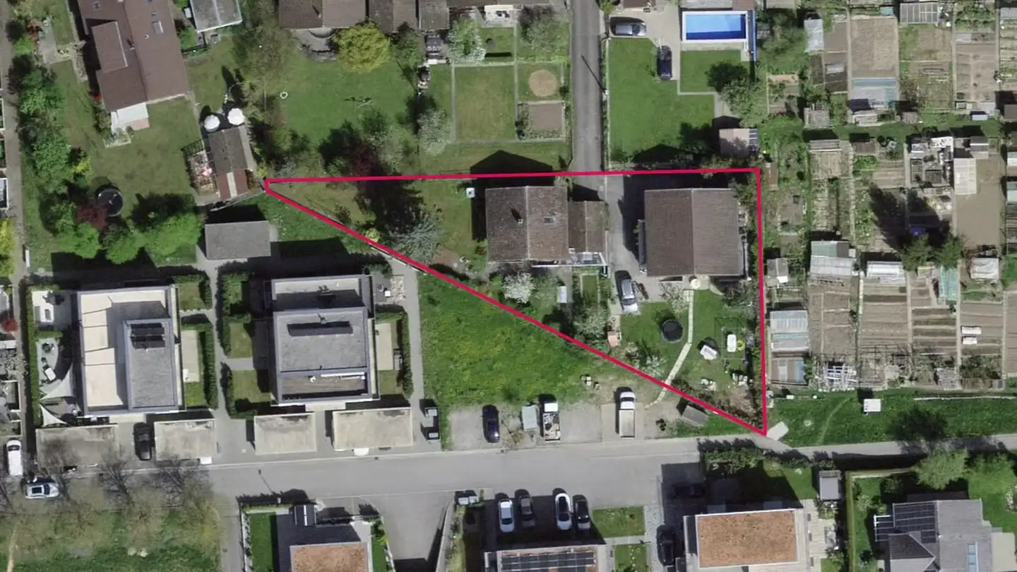 Terrain constructible à vendre - Austrasse 80, 3175 Flamatt