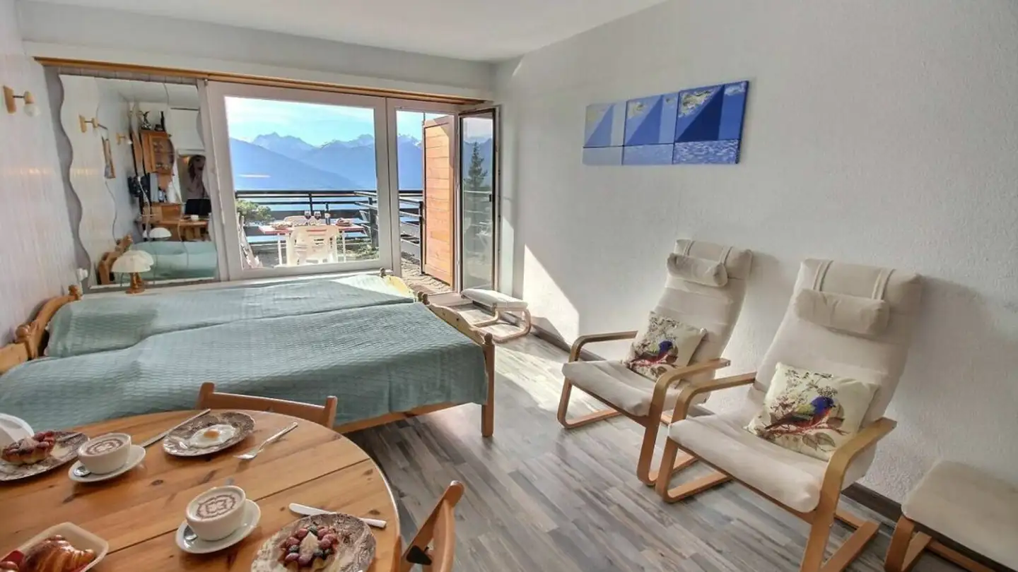 Studio for rent - Place Du Village 4, 1972 Anzère - Photo 3