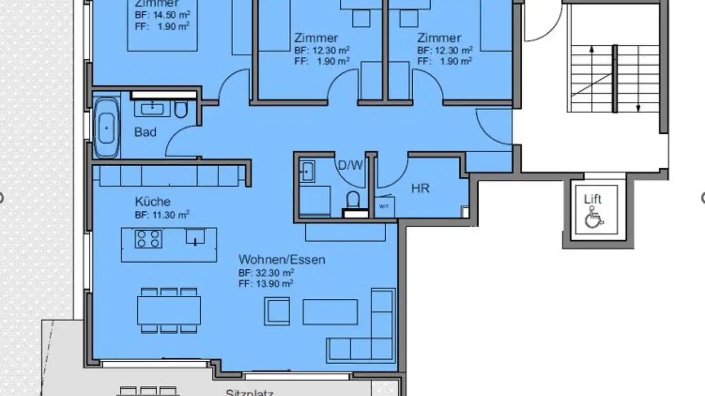 Appartamento in affitto - Steinackerstrasse 1b, 8180 Bülach - Foto 4