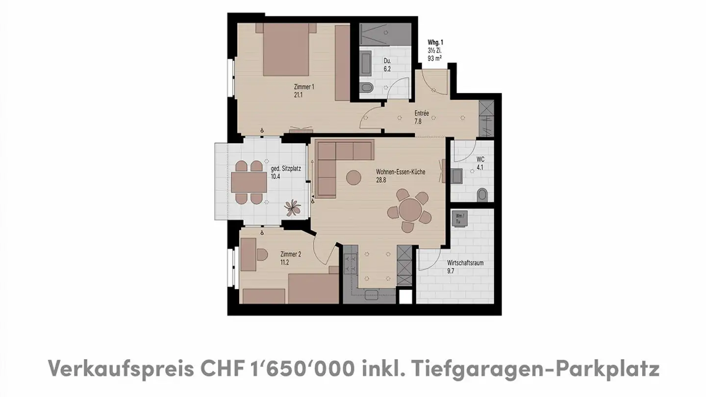 Apartment for sale - Witikonerstrasse 445, 8053 Zürich