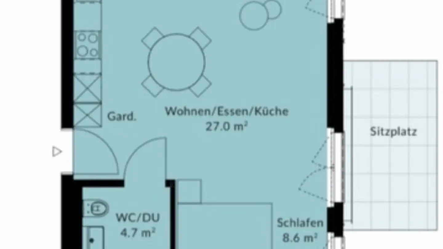 Appartement à louer - Zürcher Strasse 242b, 9014 St. Gallen - Photo 2