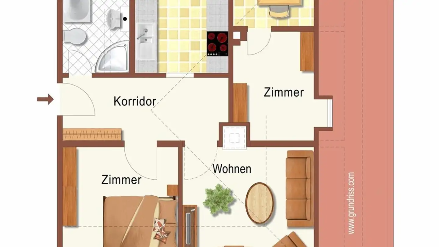 Single room for rent - 9000 St. Gallen - Photo 3