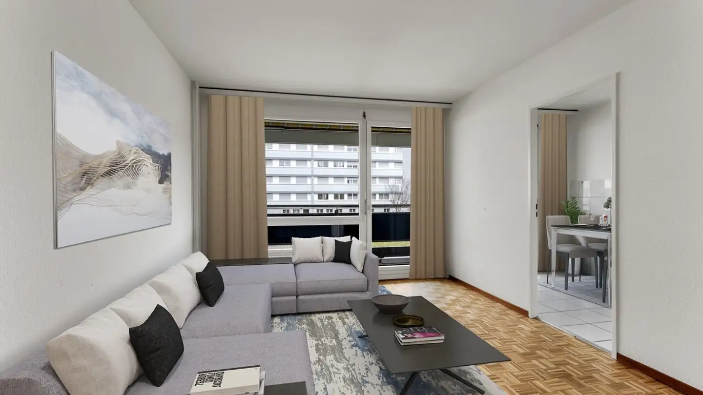 Wohnung mieten - Chemin Des Roches 7, 1700 Fribourg