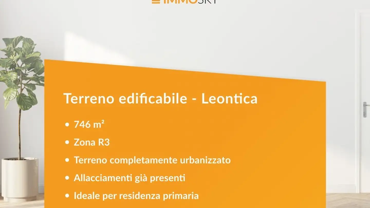 Constructible plot for sale - Via Lepontica, 6716 Leontica