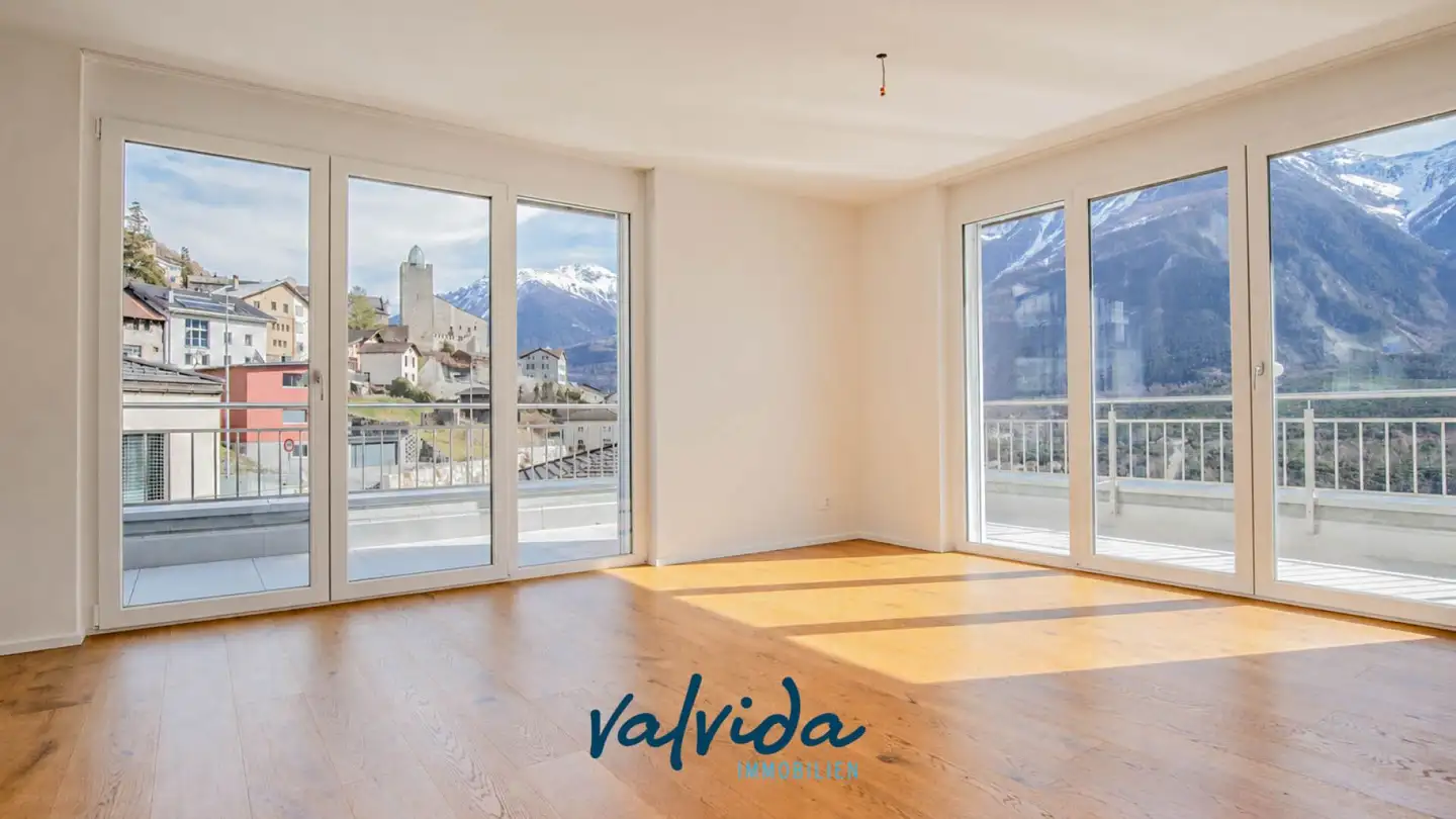 Appartement à louer - Hammerschmiede 1, 3953 Leuk Stadt - Photo 3