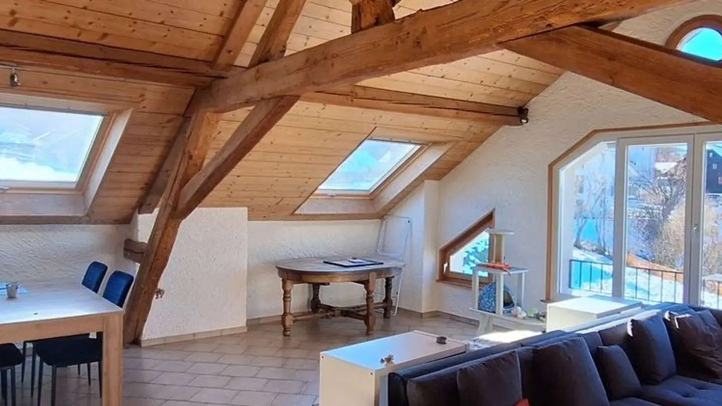 Attic flat for rent - Route De Vevey 35, 1615 Bossonnens
