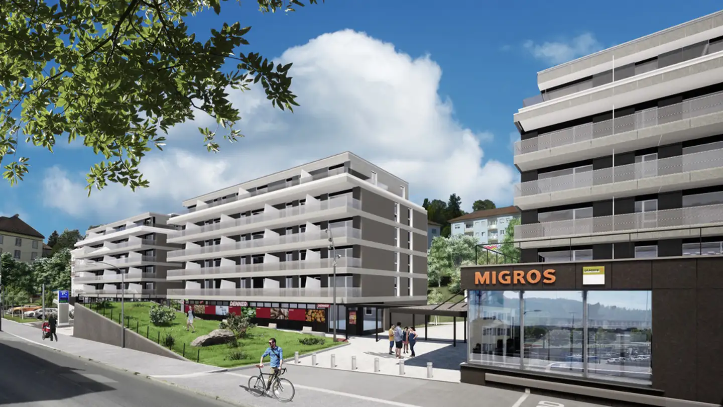 Parcheggio interno in affitto - Rue De La Charrière 61, 2300 La Chaux-de-Fonds - Foto 3