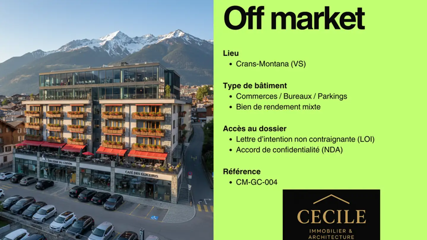 Mischgenutztes Gebäude kaufen - 3963 Crans-Montana