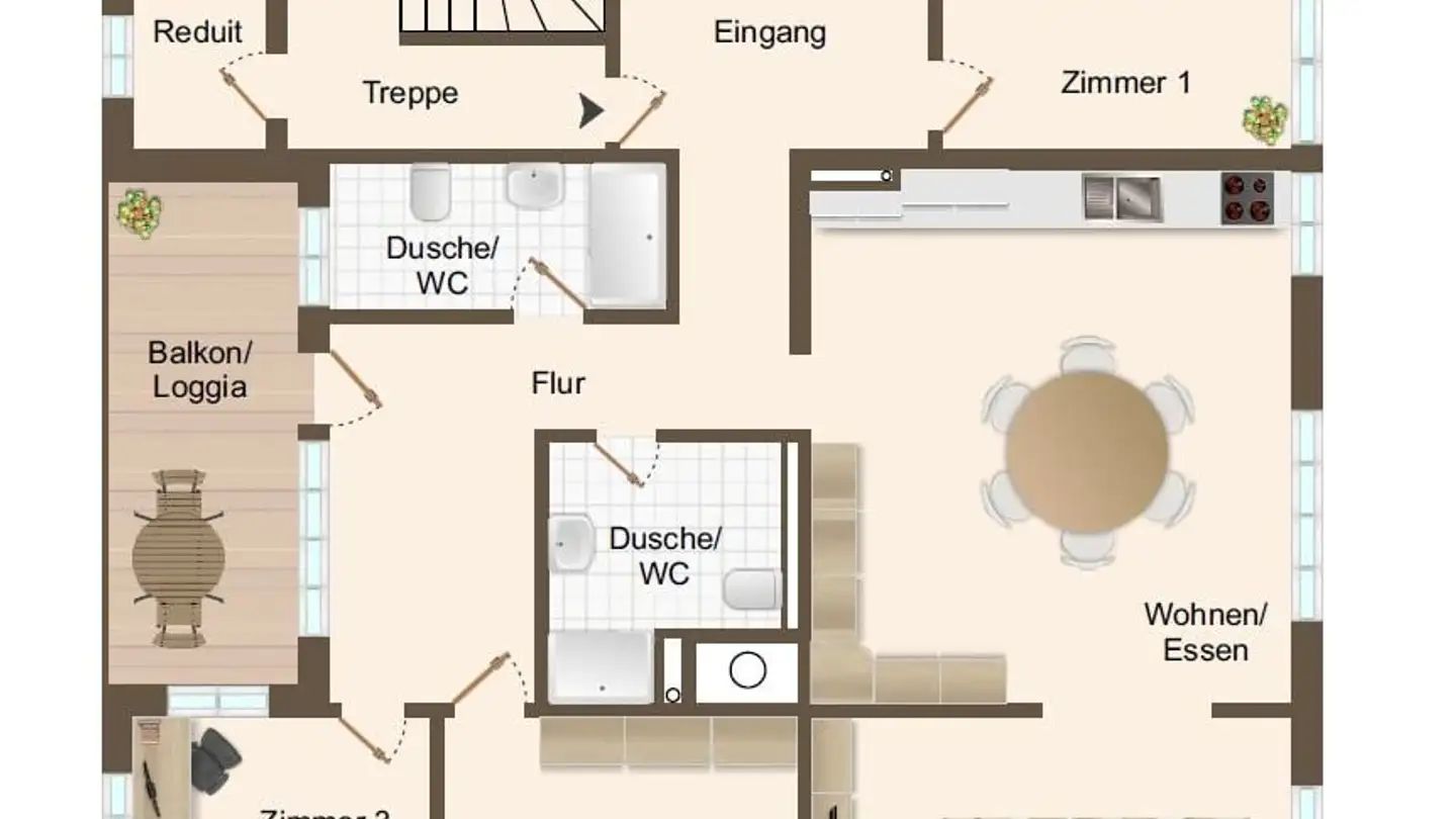 Appartement à louer - Riburgerstrasse 42, 4313 Möhlin