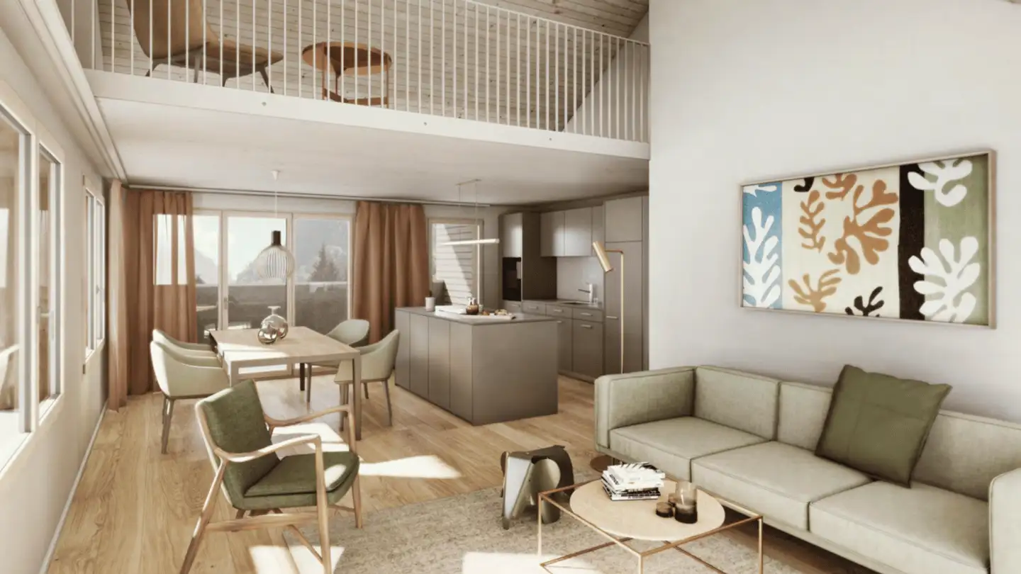 Attique à vendre - Hauptstrasse 19, 3752 Wimmis