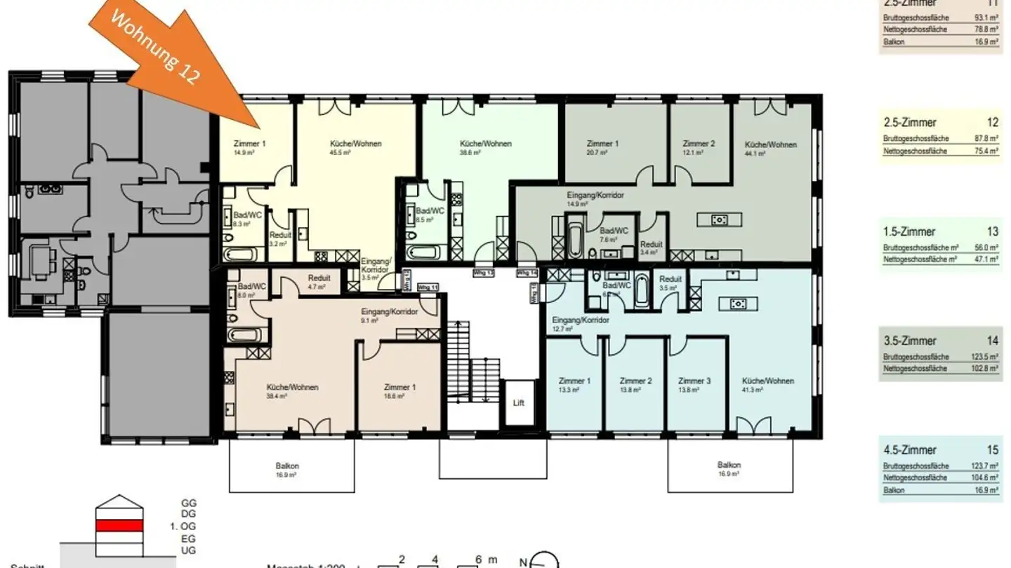 Wohnung mieten - Hauptstrasse 18, 8376 Fischingen - Foto 2