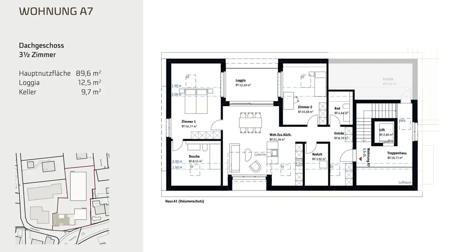 Attique à vendre - 5630 Muri AG - Photo 2