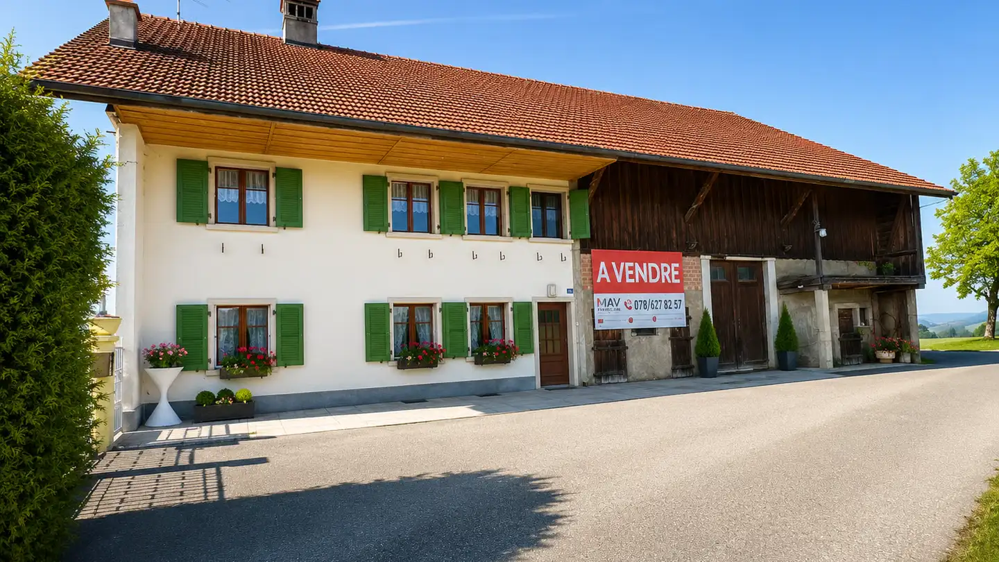 Farm for sale - Route de Bulle, 1697 La Joux FR