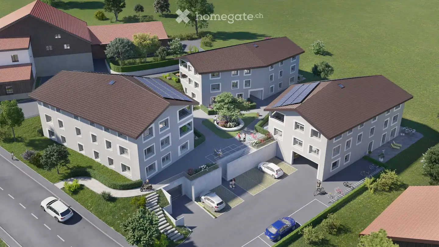 Wohnung mieten - Au Village 26, 1692 Massonnens