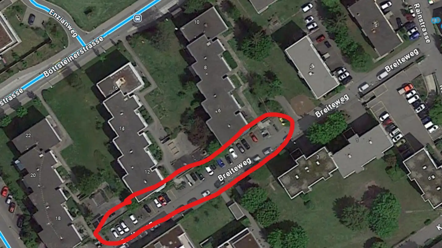 Place de parking extérieure à louer - Breiteweg 6, 5314 Kleindöttingen