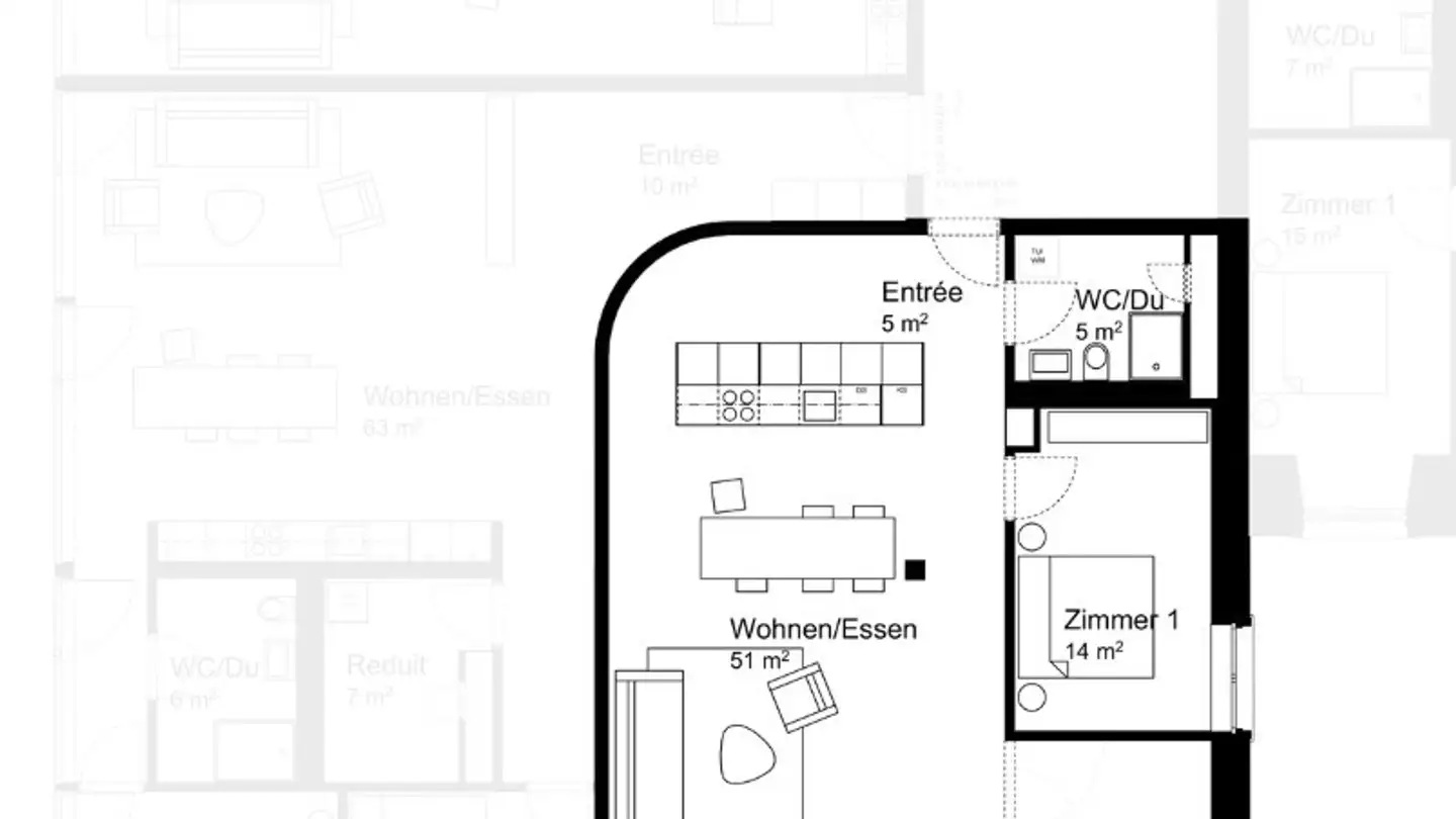 Wohnung mieten - Bühler-Areal 4, 8482 Sennhof (Winterthur) - Foto 3