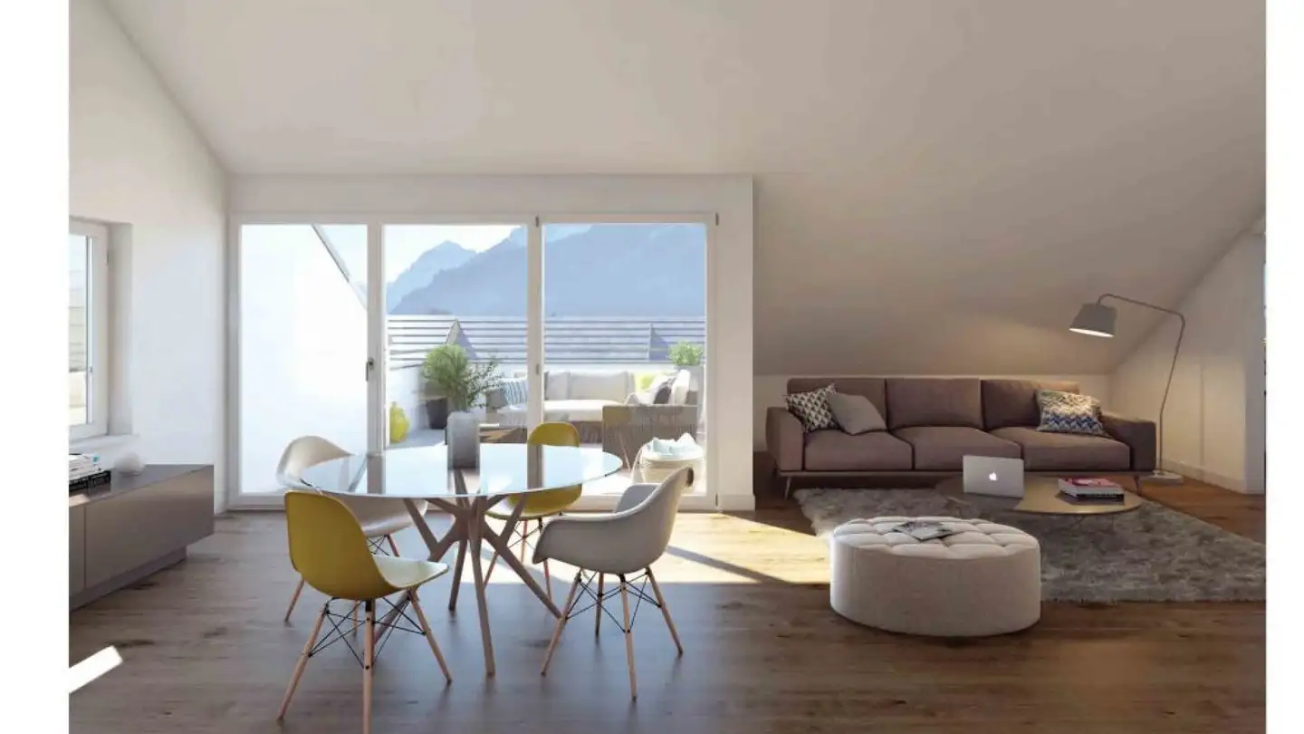 Attique à louer - Dörflistrasse, 8723 Maseltrangen - Photo 2