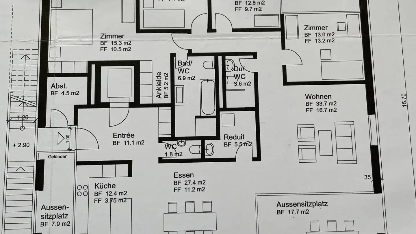Appartement à louer - Niederweg 27, 8907 Wettswil - Photo 3