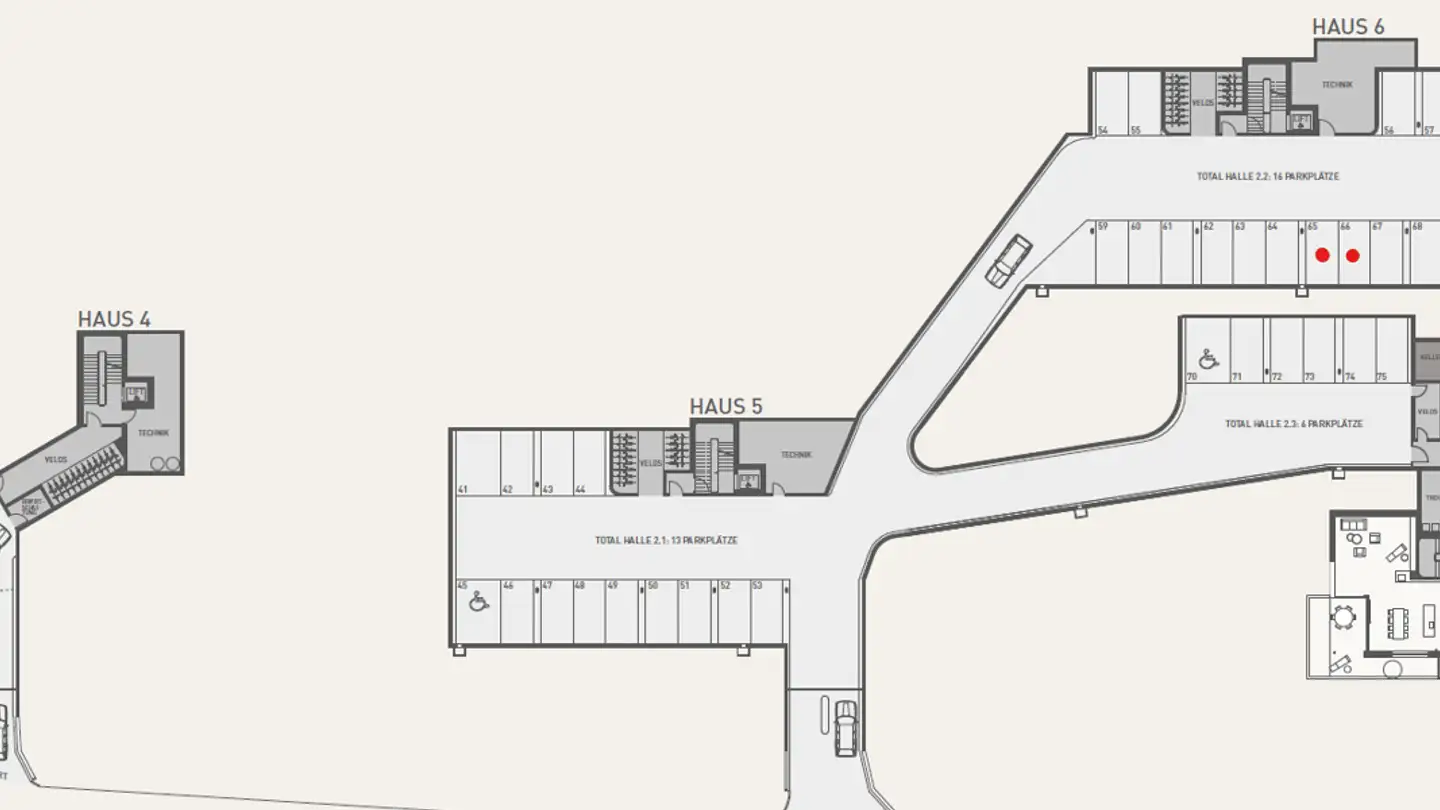 Place de parking souterraine à louer - Allmendstrasse 3, 5400 Baden - Photo 3