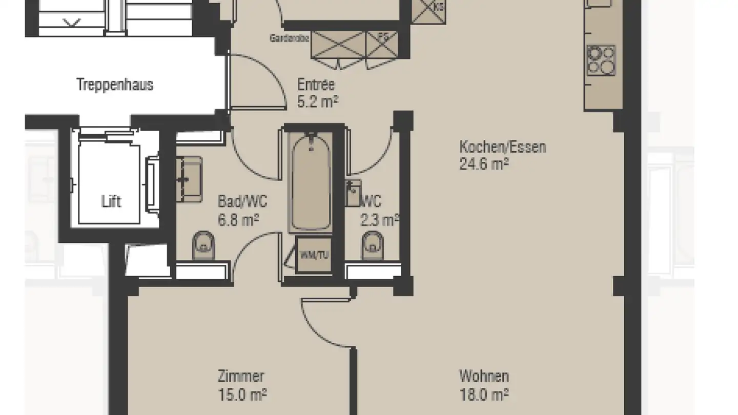Apartment for rent - Ernst-Jung-Gasse, 8400 Winterthur - Photo 4