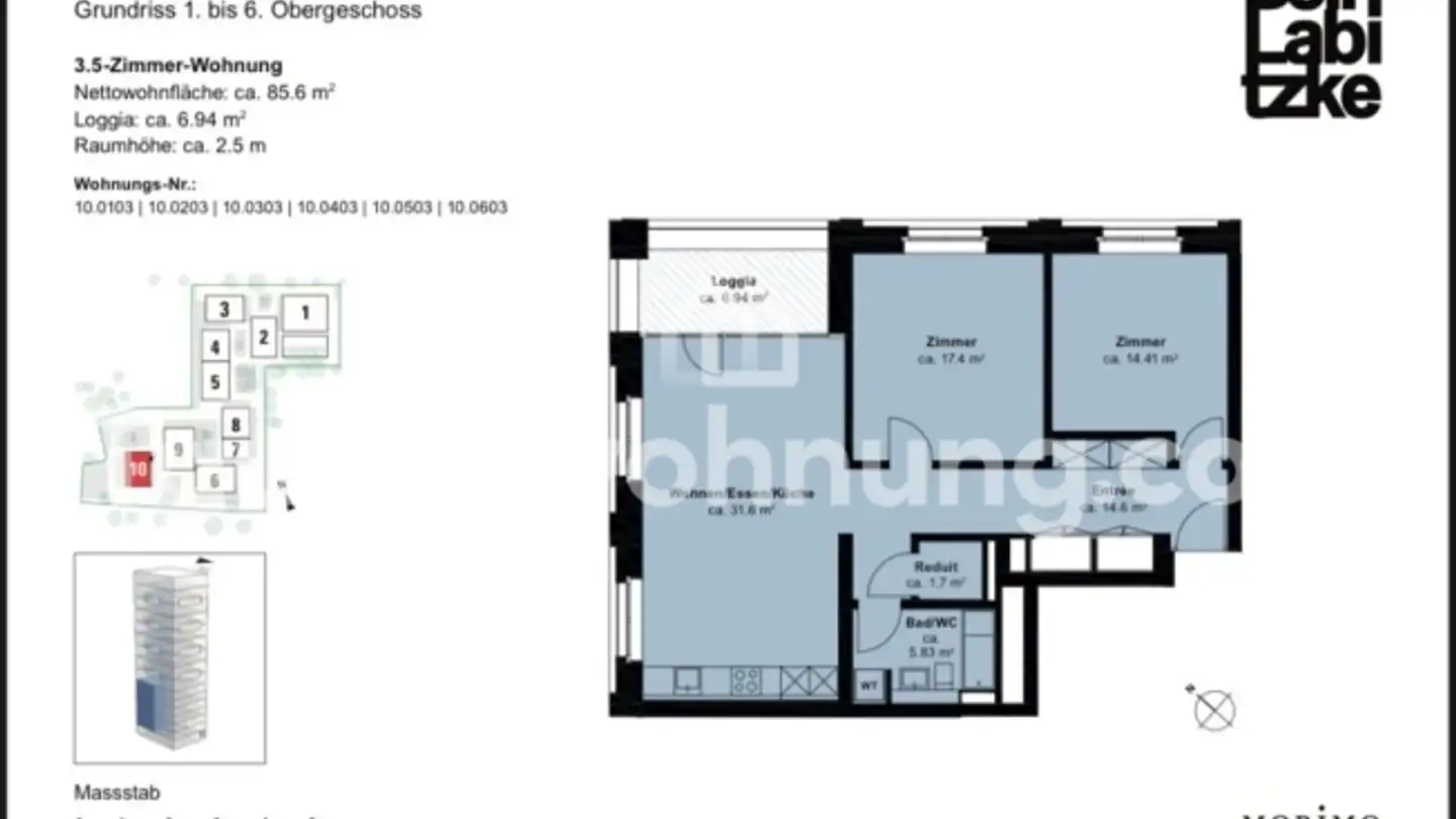 Wohnung mieten - 8048 Zürich