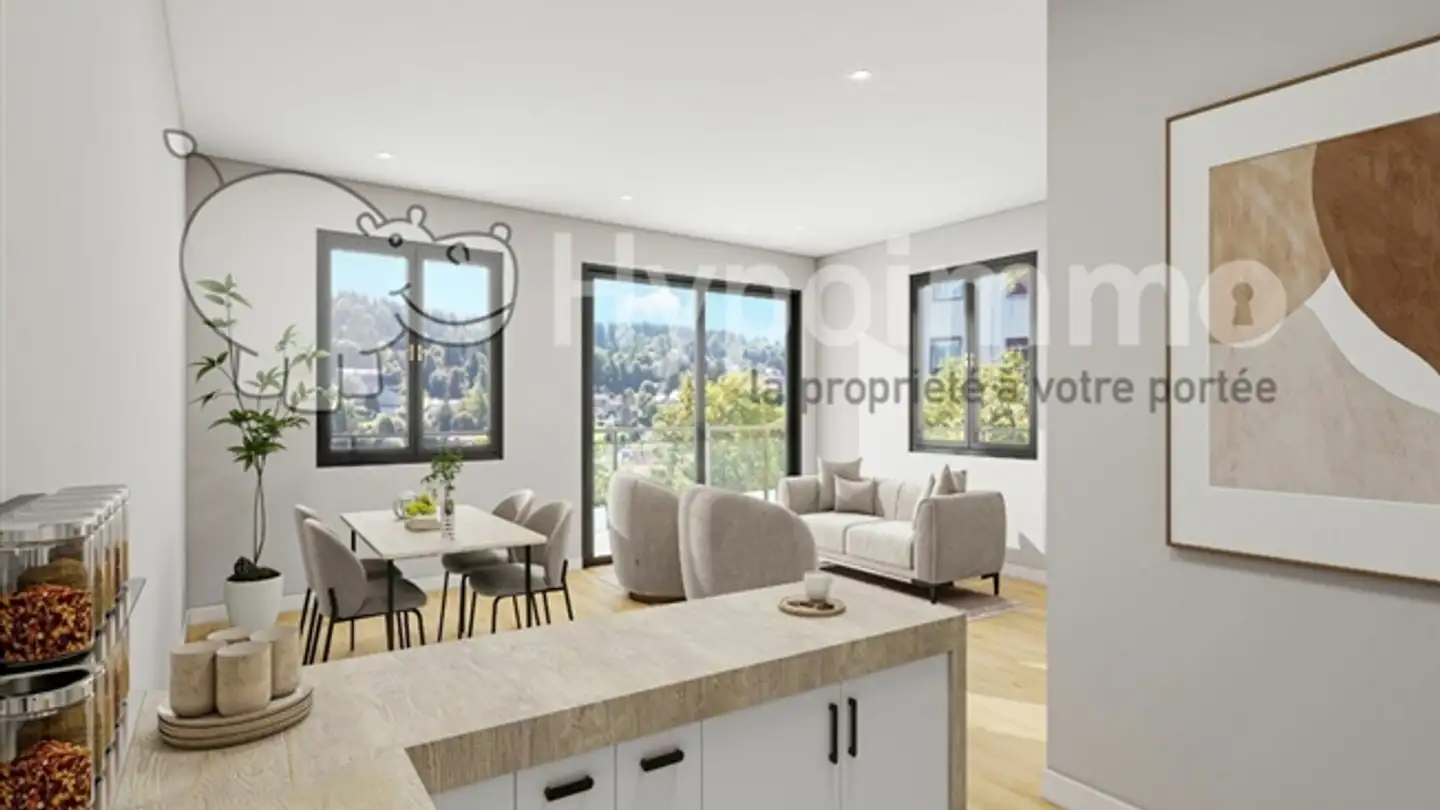 Apartment for sale - Rue Georges-Perrenoud 34, 2400 Le Locle