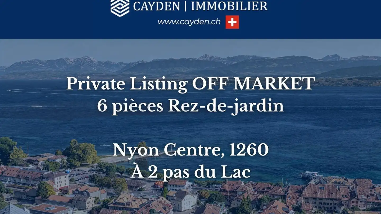 Apartment for sale - 1260 Nyon