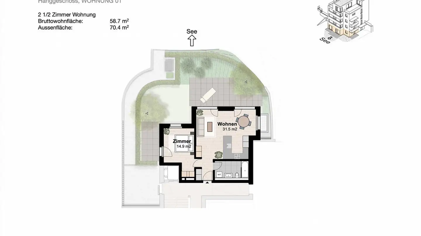 Appartamento in vendita - Sennhüttenstrasse 5, 8810 Horgen - Foto 4