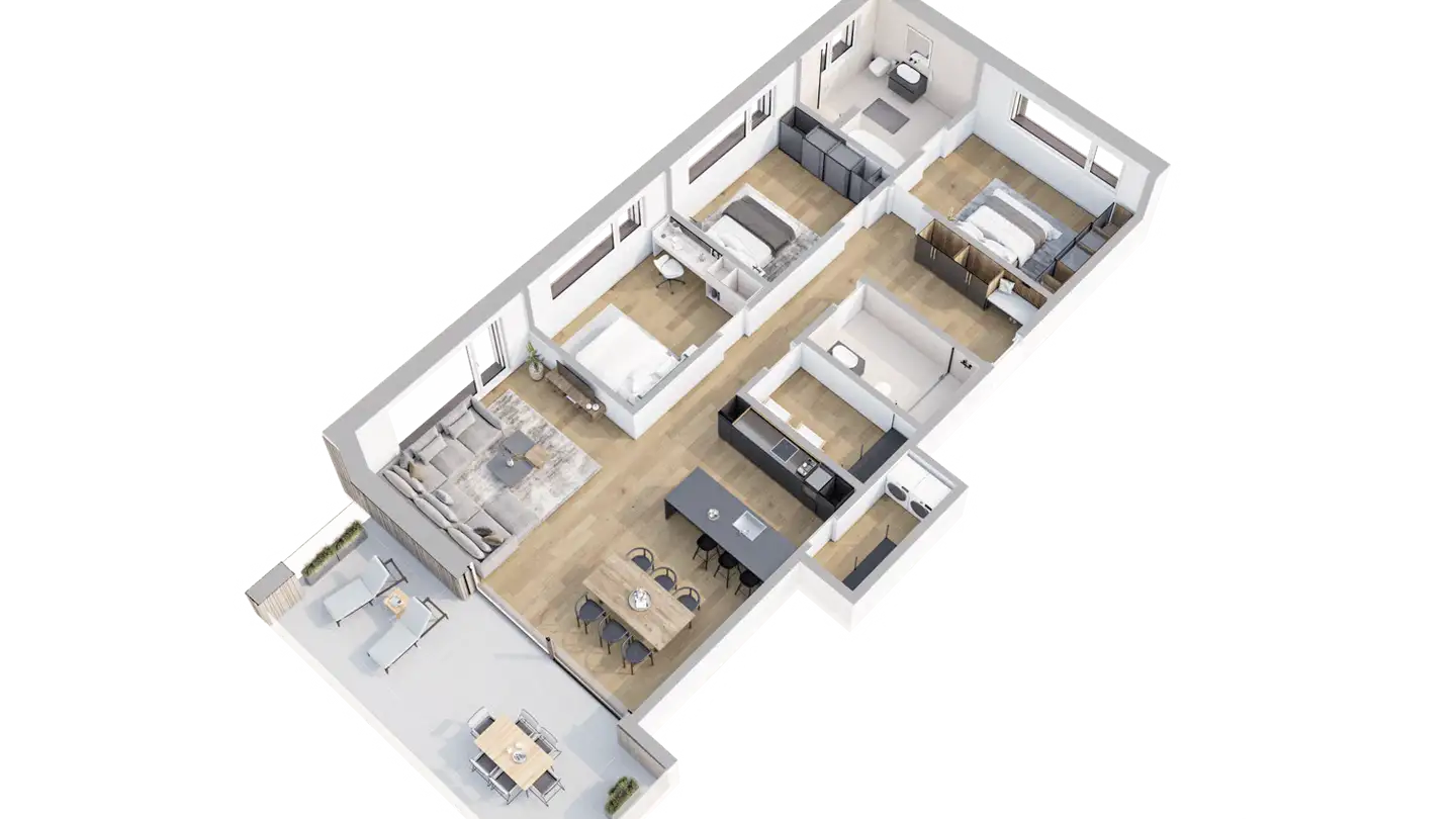 Appartement à louer - Parkweg 2, 4852 Rothrist - Photo 2