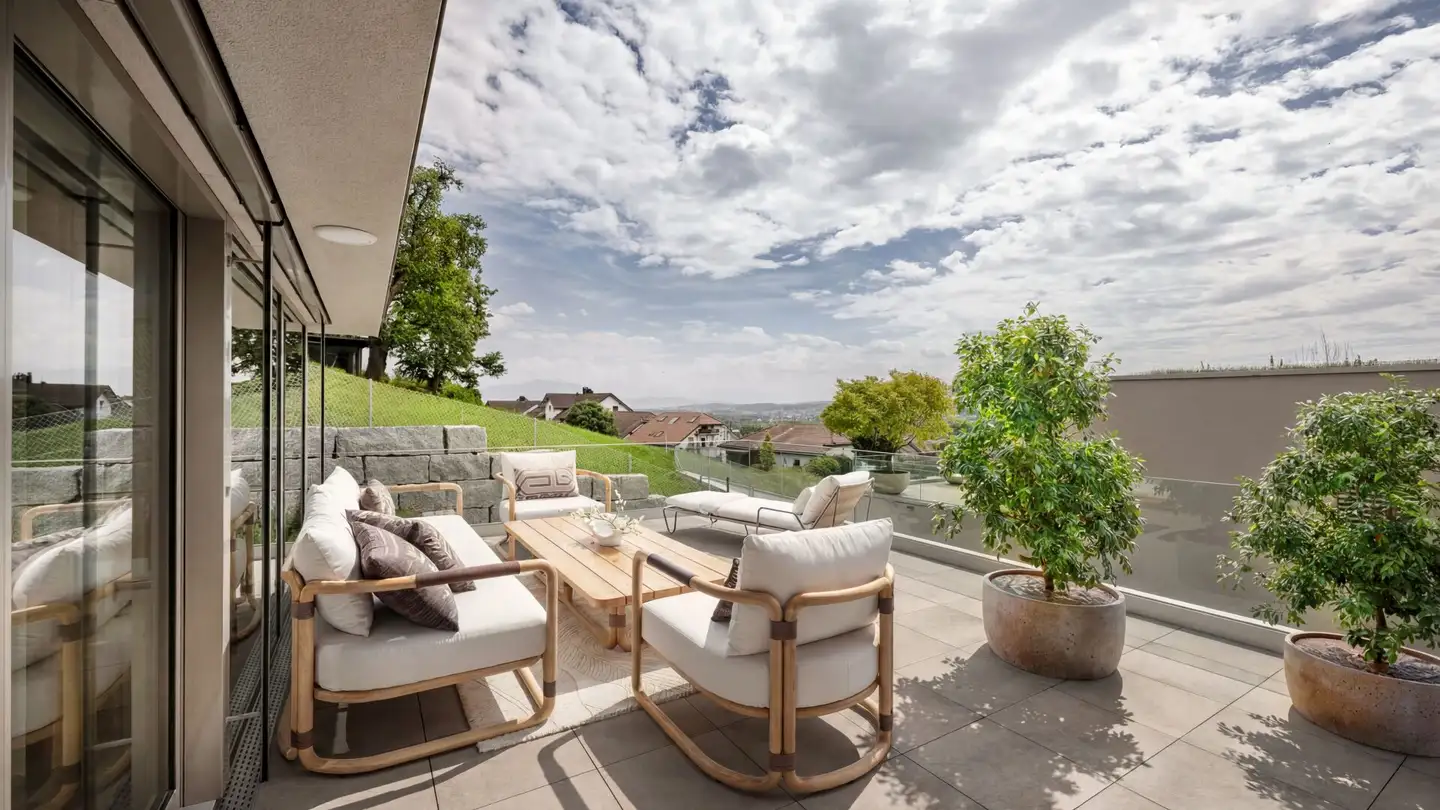 Terrassenwohnung kaufen - Rebenweg, 8917 Oberlunkhofen