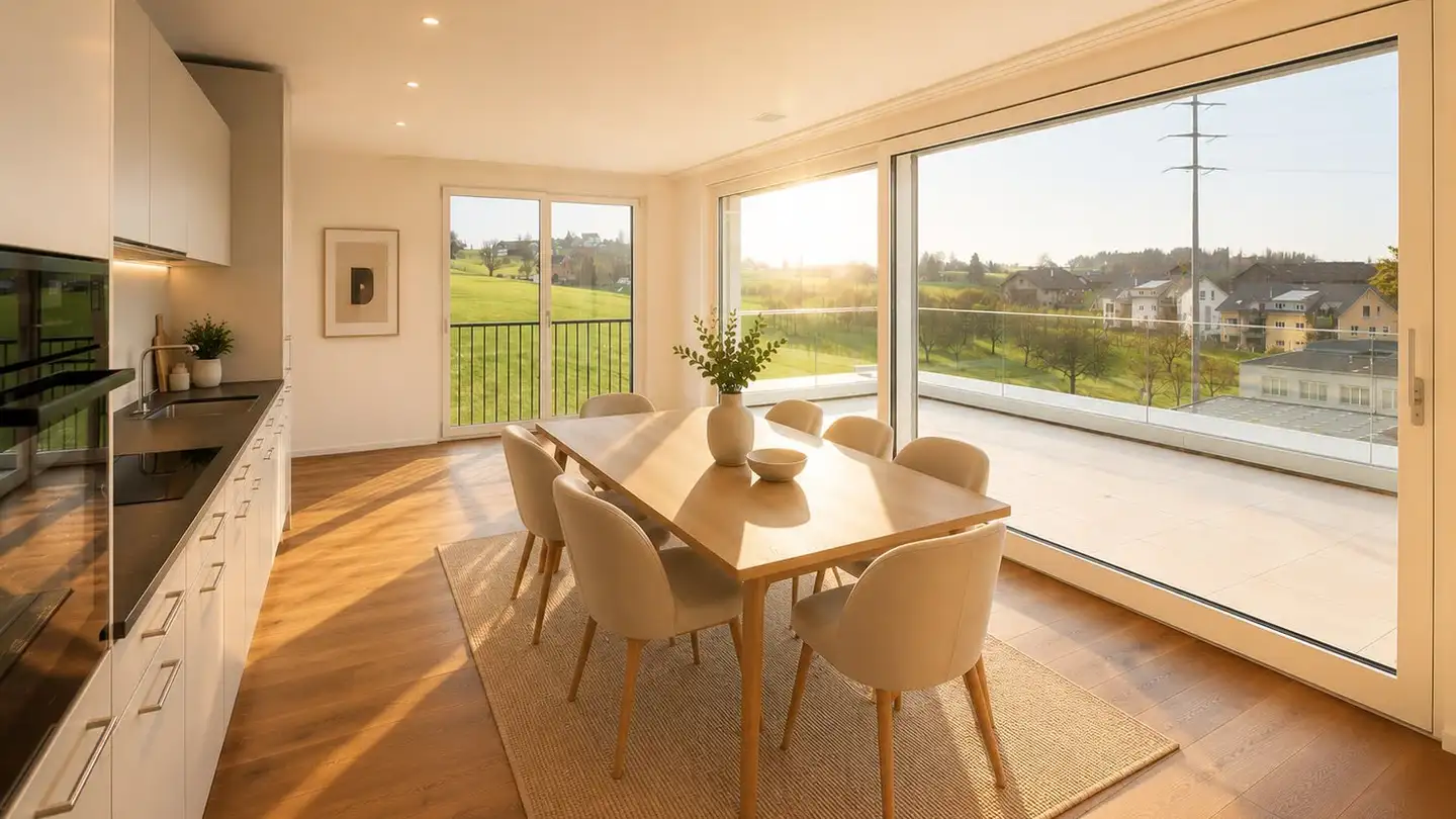 Penthouse mieten - Hügsamstrasse 13, 8833 Samstagern