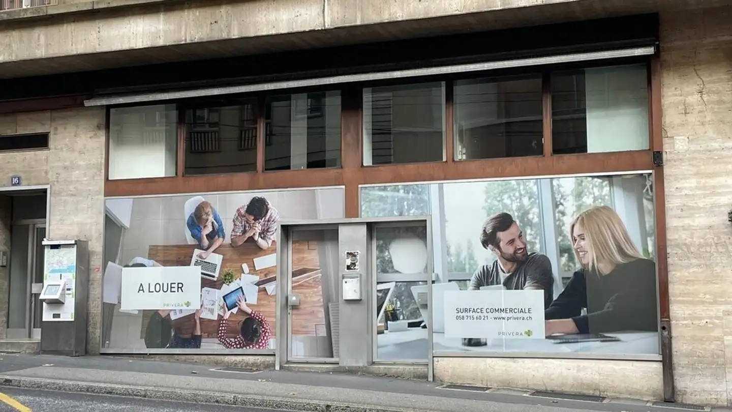 Commercial à louer - Rue Du Valentin 16, 1004 Lausanne