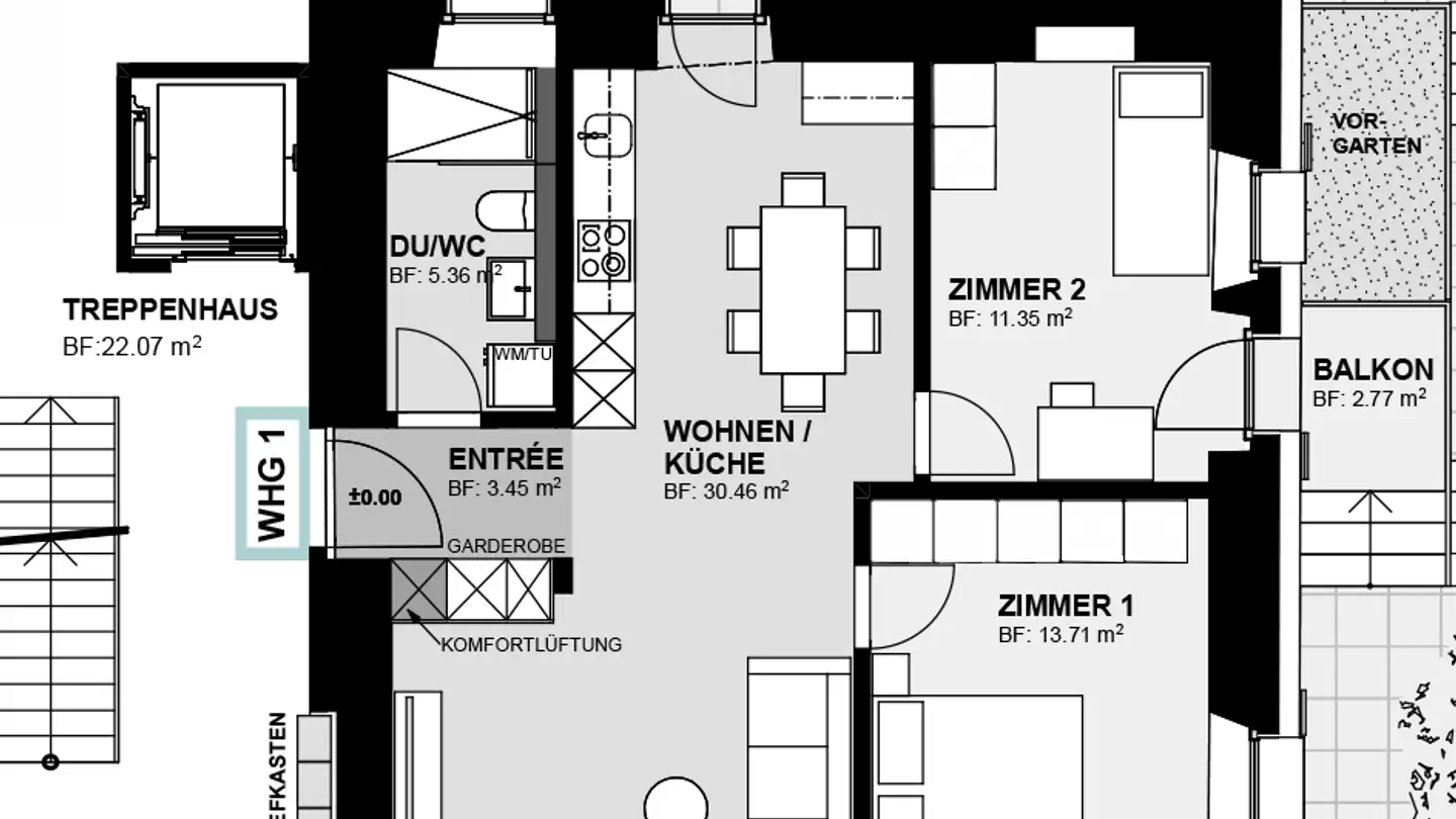 Wohnung mieten - Hauptstrasse 24, 8114 Dänikon ZH - Foto 3