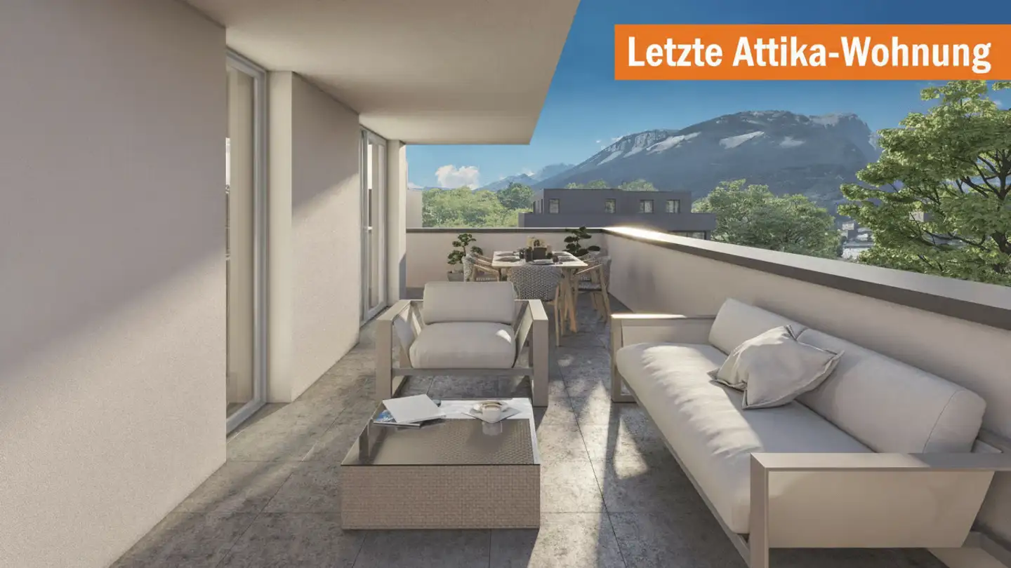 Penthouse kaufen - Mattenstrasse 1, 3952 Susten
