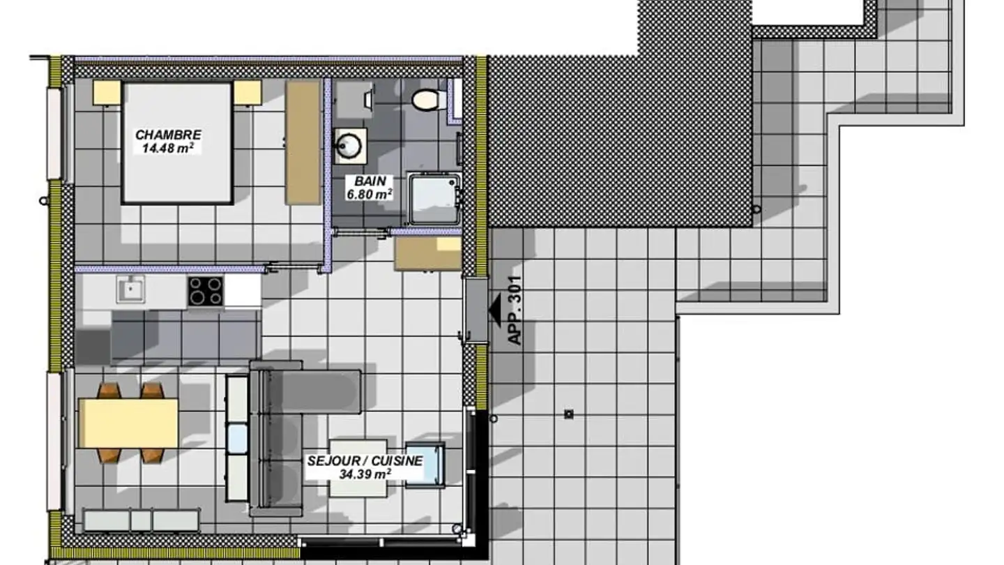 Apartment for sale - 1991 Salins - Photo 2