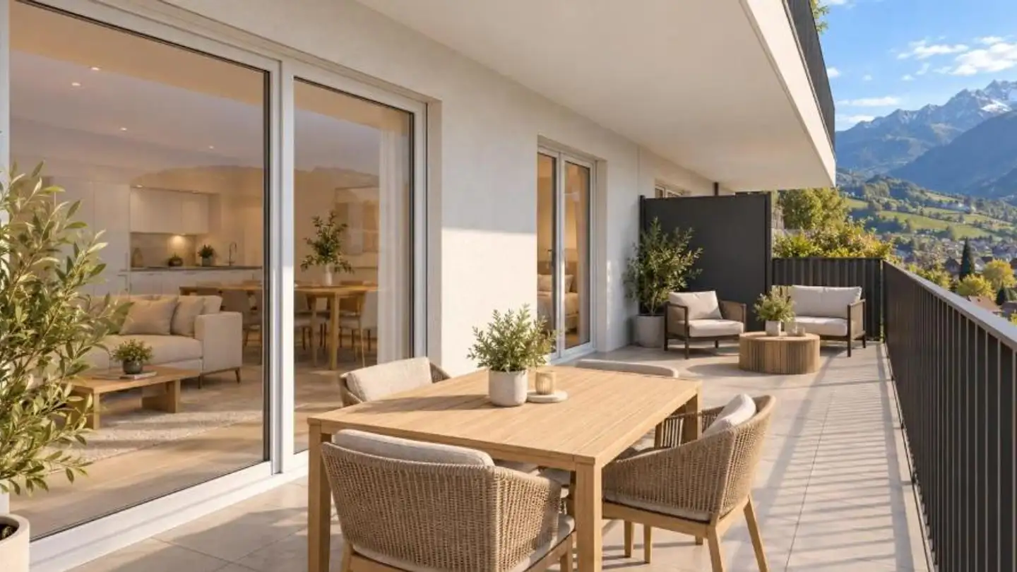 Apartment for sale - Route de Lens 45, 3978 Flanthey - Photo 2