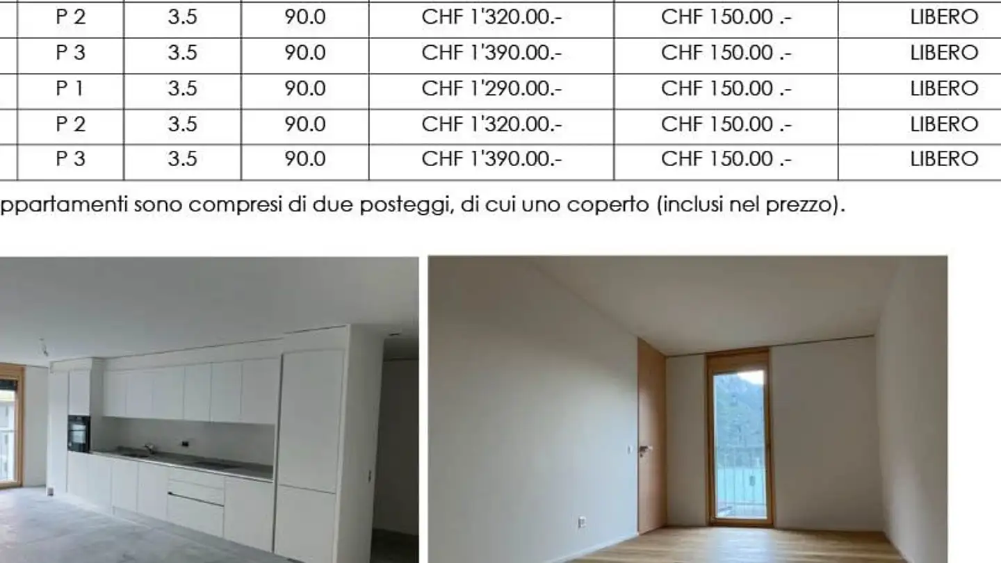 Wohnung mieten - In Caisgéll 80, 6703 Osogna - Foto 2