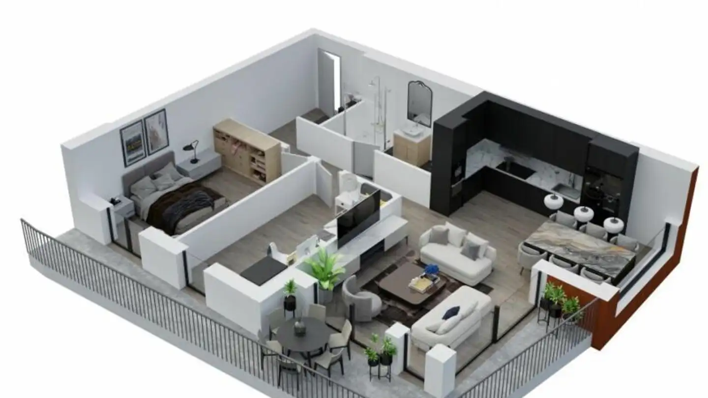 Appartamento in vendita - Avenue Du Crochetan 20, 1870 Monthey - Photo 4