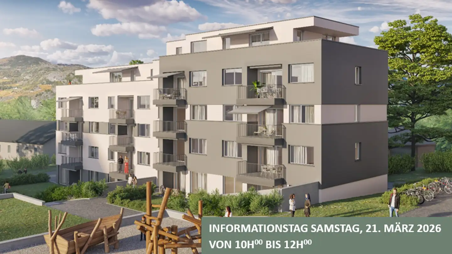 Stepped apartment for sale - 3953 Leuk Stadt