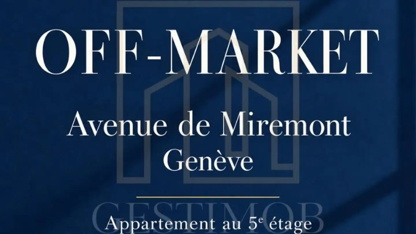 Wohnung kaufen - Avenue de Miremont, 1206 Genève