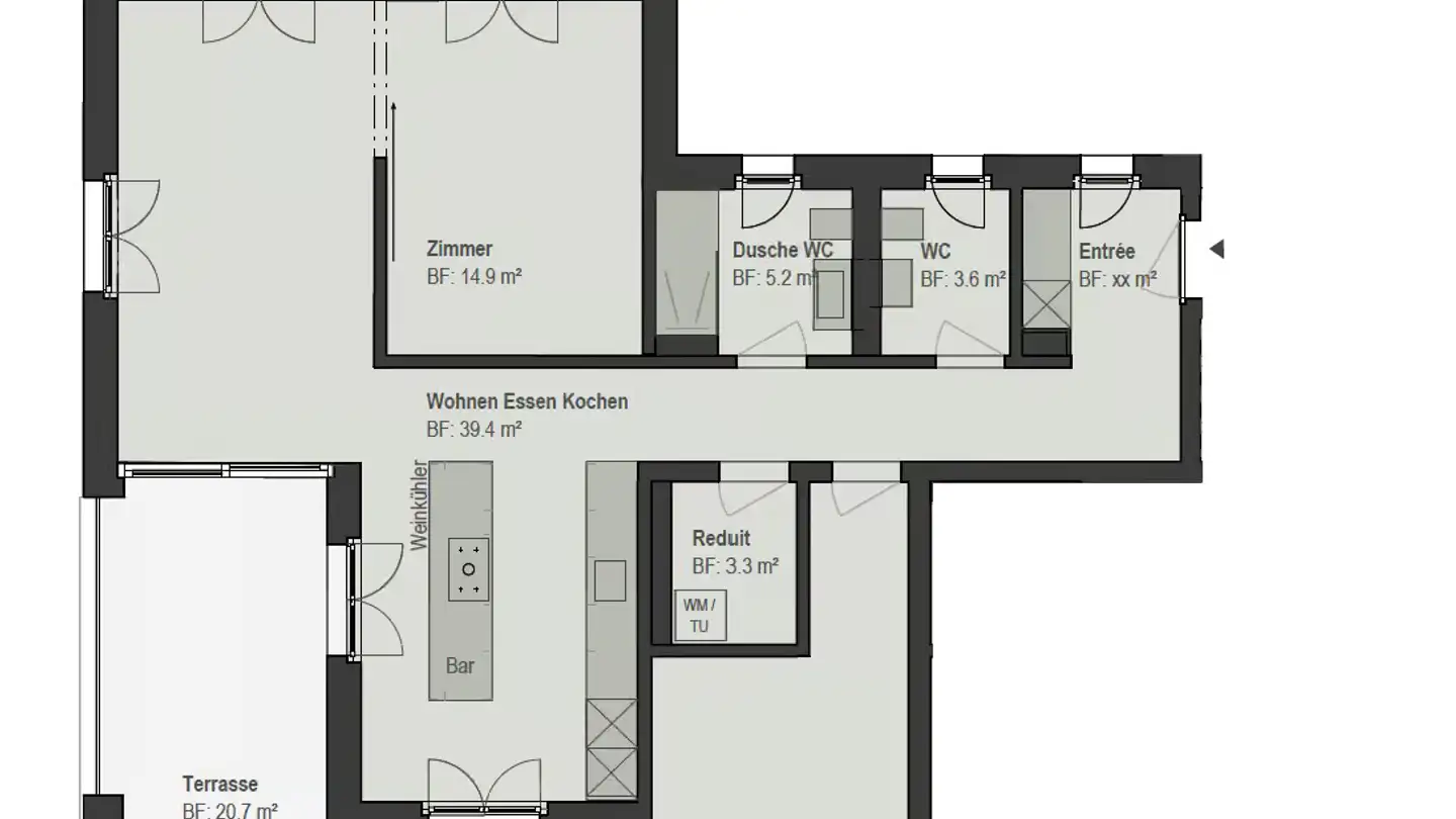 Attique à louer - Lohstrasse 8, 8708 Männedorf - Photo 3
