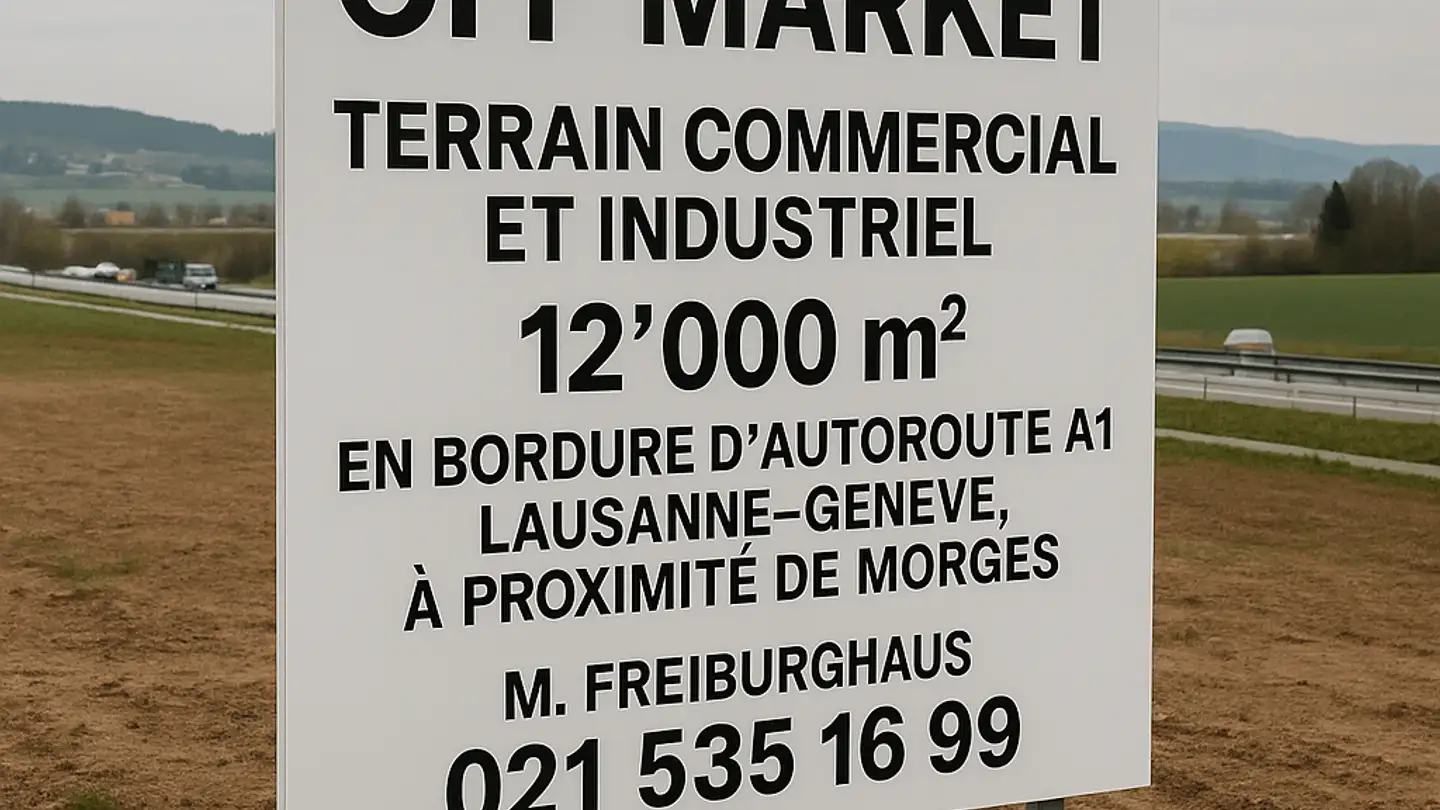 Gewerbebaugrundstück kaufen - 1110 Morges