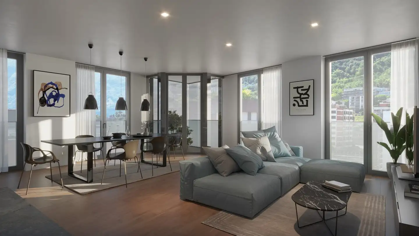 Wohnung mieten - Via San Salvatore 12, 6900 Paradiso - Foto 3