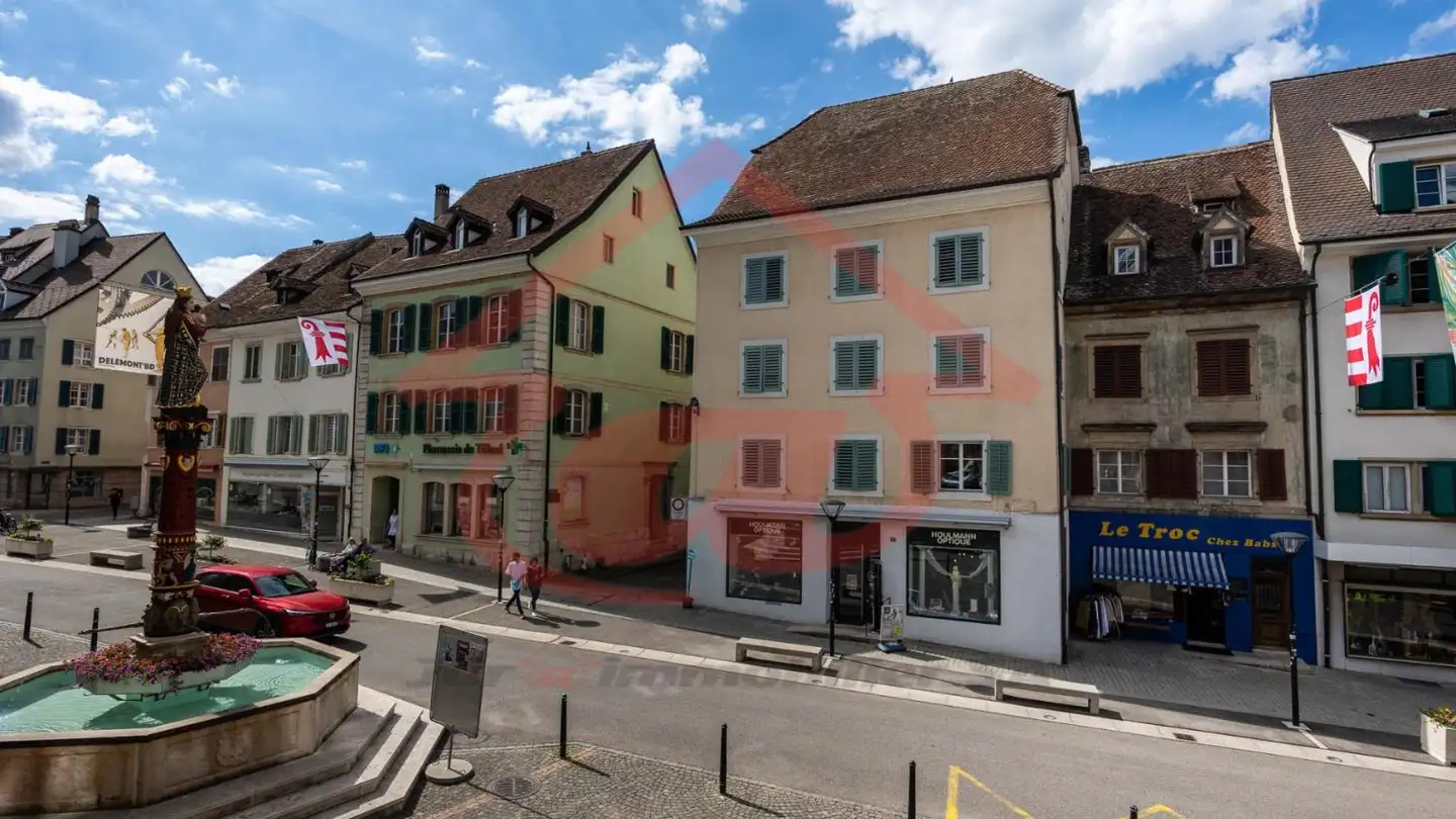 Edificio ad uso misto in vendita - Rue Du 23-Juin 18, 2800 Delémont