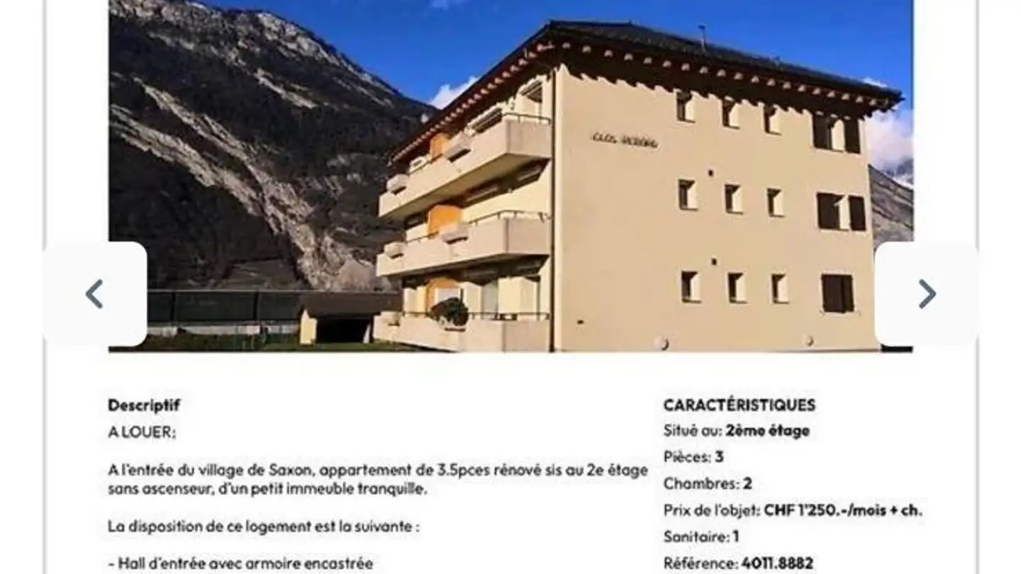 Appartamento in affitto - Route Du Simplon 53, 1907 Saxon - Photo 4