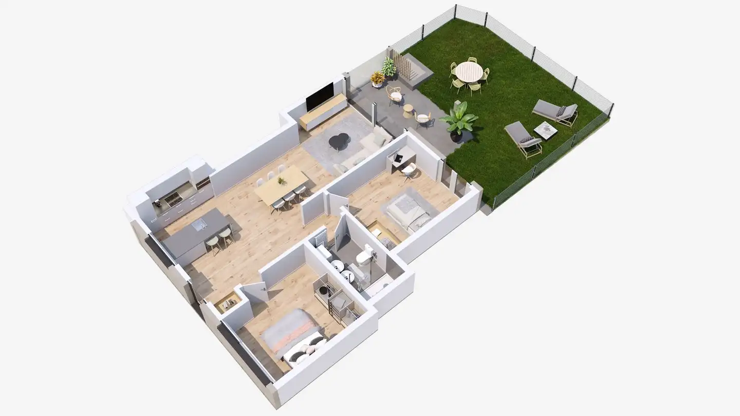 Wohnung mieten - Route De Courtételle 13, 2802 Develier - Foto 3