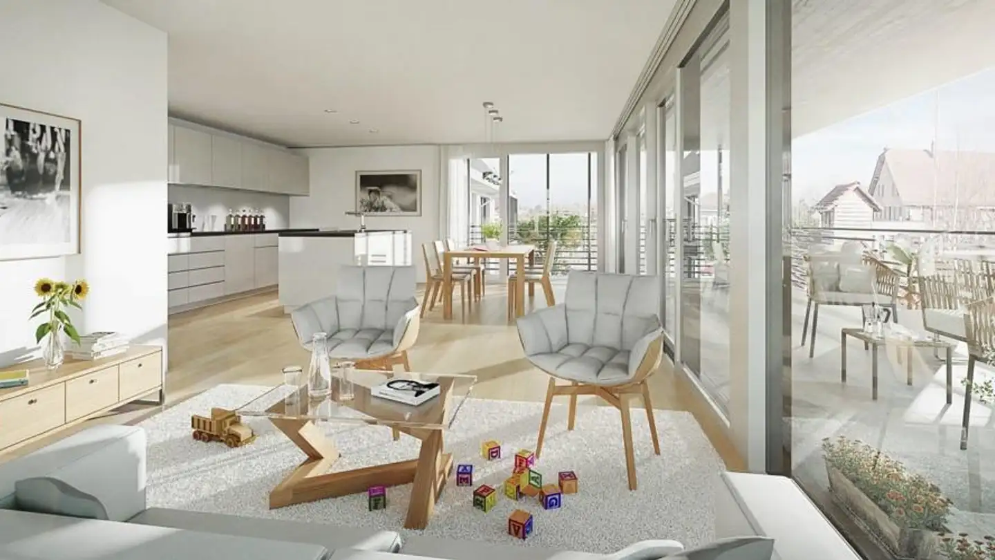 Wohnung mieten - Dorfstrasse 2, 5632 Buttwil - Foto 4